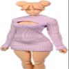 1/12 Scale Female Clothes,Figure Doll Clothes Stretch Tight Open Chest Sweater Bottoming Shirt Outfit Costume for 6" Female Soldier Action Figure Body Dolls Toys (Pink) view 1