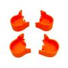 4Pcs Avata 2 Drone Landing Gear Leg Cover,Anti Wear Protective Foot Cover for DJI Avata 2, Drone Leg Tripod Guard Bracket Accessories,Quick Release Height Extended Feet Kit (Orange) view 2