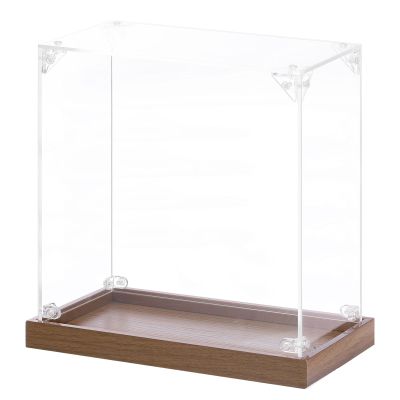 MECCANIXITY Acrylic Display Case, 8"x4"x8" Clear Display Box Assemble Dustproof Storage Organizer Showcase for Collectibles Action Figures