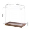 MECCANIXITY Acrylic Display Case, 8"x4"x8" Clear Display Box Assemble Dustproof Storage Organizer Showcase for Collectibles Action Figures view 2
