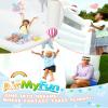 Airmyfun White Bounce House with Air Blower, Inflatable Bouncy House with Slide for Kids Parties,Weddings and Indoor/Outdoor Fun,Wet & Dry Use with Water Pool& Ball Pit view 4