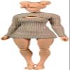 1/12 Scale Female Clothes,Figure Doll Clothes Stretch Tight Open Chest Sweater Bottoming Shirt Outfit Costume for 6" Female Soldier Action Figure Body Dolls Toys (Sand) view 1