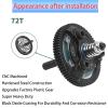 RC 48P 72T Spur Gear Hardened Steel Spur Gear Upgrades Part for Traxxas 1/10 Slash Stampede Rustler Bandit 2WD VXL XL-5 F-150 SVT, (72T) view 2