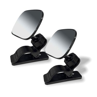 LAINLOY Car Mirror for Baby, Adjustable Back Seat Baby Mirror, Facing Toddler Rearview Mirror, Wide Angle Convex Mirror, Clip-on, for Viewing Rear Passengers (2PCS)