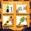 Letapapa Halloween Crafts for Kids Ages 4-8, 24 Pack DIY Bookmarks for Halloween Party Favors Trick or Treat,Goodie Bag Stuffers,School Classroom Prizes for Kids Art and Craft Activities view 4