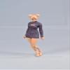 1/12 Scale Female Clothes,Figure Doll Clothes Stretch Tight Open Chest Sweater Bottoming Shirt Outfit Costume for 6" Female Soldier Action Figure Body Dolls Toys (Purple) view 2