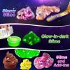 YOPINSAND Galaxy Slime Kit for Girls, DIY Slime Making Kit, Glimmer Crunchy, Butter, Foam, Glow in The Dark Slime with Add-ins, Foam Balls, Charms, Glitters, Party Favors Gift Toys for Kids 3-12 view 4