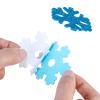 Winlyn 525 Pack Holiday Kids Crafts Winter Christmas Snowflake Crafts Foam Stickers Set Self-Adhesive Glitter Snowflake Stickers Arts and Crafts for Kids Party Favors Classroom Activities Art Projects view 2