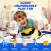Kids Vacuum That Really Works, SMILESSKIDDO Kids Cleaning Toy Set - 3 in 1 Suction Design & Safe Material Toy Vacuum - Perfect Montessori Pretend Vacuum for Toddlers 3-8 view 4