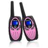 Retevis RT628 Walkie Talkies for Kids, Kids Toys for 6-12 Year Old Boy Girl, Long Range 2 Way Radio 22CH VOX,Toys Walkie Talkie for Birthday Gift, Outdoor Camping Family Trip(Black Pink 1 Pair) view 1