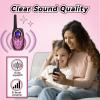 Retevis RT628 Walkie Talkies for Kids, Kids Toys for 6-12 Year Old Boy Girl, Long Range 2 Way Radio 22CH VOX,Toys Walkie Talkie for Birthday Gift, Outdoor Camping Family Trip(Black Pink 1 Pair) view 4