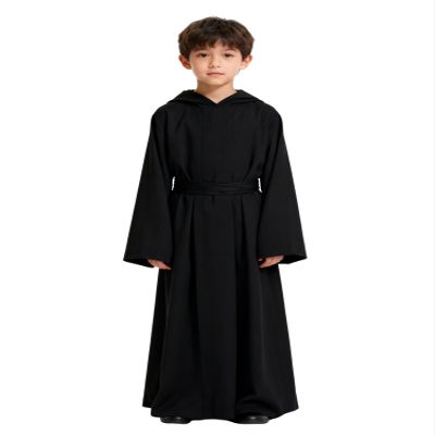 Xinxiaomeng Black Alien Costume Kids 5Pcs Knight Costume Lightsaber Black Anime Mask Halloween Outfits Cosplay Props
