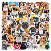 50 PCS Funny Dog Stickers Cute Animal Vinyl Decals for Journaling, Laptop, Scrapbook, Water Bottle, Guitar, Suitcase, Phone, Snowboard Waterproof Gift for Women, Girls, Kids, Adults, Teens view 1