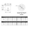 Electric Ducted Fan XDF2707 M1204-11500KV/ 14500KV CCW with brushless Motor Power Supply for RC Jets (XDF2707B) view 4