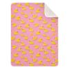 SHJI Baby Blanket Yellow Rubber Duck Pink Swaddle Blanket Cotton Nursery Girls Bed Blankets Boys Crib Blanket for Crib Stroller Nursery 30x40in view 1