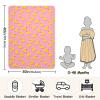 SHJI Baby Blanket Yellow Rubber Duck Pink Swaddle Blanket Cotton Nursery Girls Bed Blankets Boys Crib Blanket for Crib Stroller Nursery 30x40in view 3