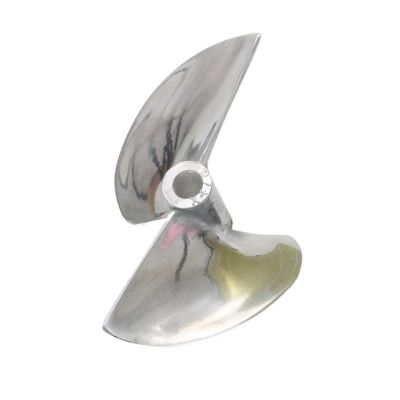 1PCS Marine Aluminum Two-Blade Propeller 678/478 Paddle Outer Dia. 78mm Aperture 6.35mm DIY for 26cc Petrol Boat RC Ship Model(Size:478)