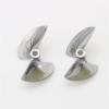 1PCS Marine Aluminum Two-Blade Propeller 678/478 Paddle Outer Dia. 78mm Aperture 6.35mm DIY for 26cc Petrol Boat RC Ship Model(Size:478) view 3