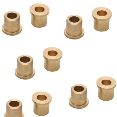 10PCS 4x6/4x8/5x8 Shafting Flange Bushing Servo Shaft Sleeve Bearing Brass Bush Transmission Spare Part for RC Boat Model(Size:C 4x6mm Flange)