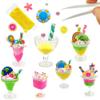 DIY Mini Cream Foods Toy Making Material Kit Kitchen Pretend Play Food Set for Kids Age 8+ Make Your Food (Six Cups Set) view 1
