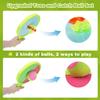 shuangjishan Toss and Catch Game for Kids: Toss and Catch Ball Set - Outdoor Catching Balls Paddle Toys for Ages 3+ Beach Paddle Ball Sets for Yard and Backyard Summer Outside Activities view 4