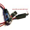 1PCS 12mm Metal Button Self-Locking Waterproof Switch ON/Off Add Silicone Cap with Blue/Red Light for Receiver Power Ship Model(Size:Power Sign-red) view 3