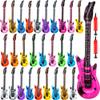 28 Pack Inflatable Guitar Blow up Guitar Bulk Inflatable Fake Party Guitar Prop Inflatable Rock Star Guitars for 80s 90s Themed Carnival Birthday Party Favor, 12 Colors view 1