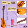 28 Pack Inflatable Guitar Blow up Guitar Bulk Inflatable Fake Party Guitar Prop Inflatable Rock Star Guitars for 80s 90s Themed Carnival Birthday Party Favor, 12 Colors view 2
