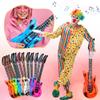 28 Pack Inflatable Guitar Blow up Guitar Bulk Inflatable Fake Party Guitar Prop Inflatable Rock Star Guitars for 80s 90s Themed Carnival Birthday Party Favor, 12 Colors view 4