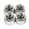 REDSPIDER 1.0 Beadlock Wheels and Tires4pcs 1.0 Crawler Tires for 124 1:18 RC Scale Rock Crawler Car SCX24 FMS FCX24 TRX4M Axial AX24 90081 Gladiator Bronco C10  (Black) view 4