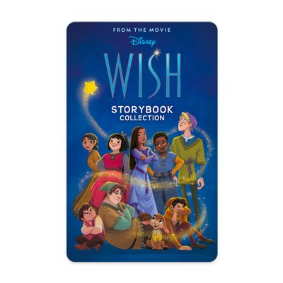 Yoto Disney Wish Storybook Collection Kids Audio Card for Use with Player & Mini All-in-1 Audio Device, Screen-Free Listening with Fun Stories for Playtime Bedtime & Travel, 6+