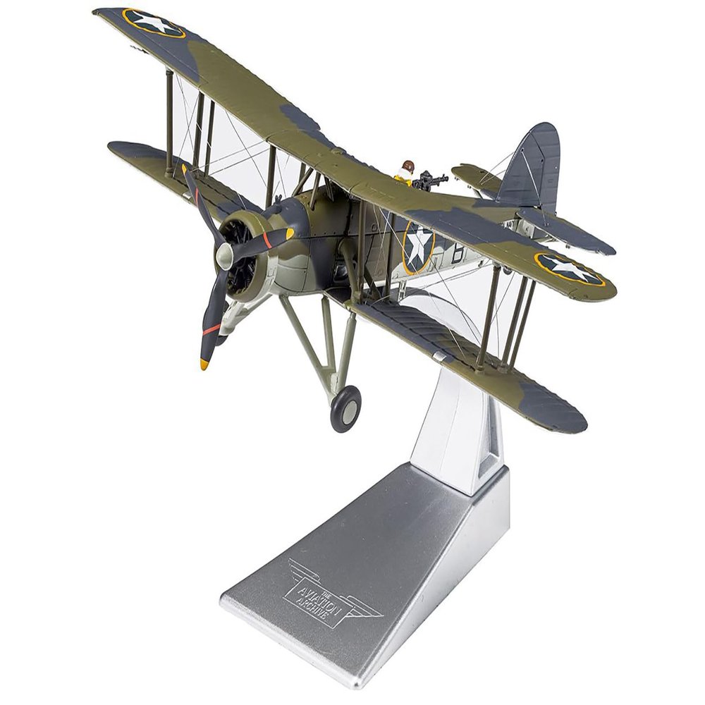 Fairey Swordfish Mk.I Bomber Aircraft No. 833 Squadron of The Fleet Air Arm, HMS Biter, Operation Torch (1942) British Royal Air Force The Aviation Archive Series 1/72 Diecast Model Corgi AA36311