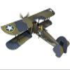 Fairey Swordfish Mk.I Bomber Aircraft No. 833 Squadron of The Fleet Air Arm, HMS Biter, Operation Torch (1942) British Royal Air Force The Aviation Archive Series 1/72 Diecast Model Corgi AA36311 view 4