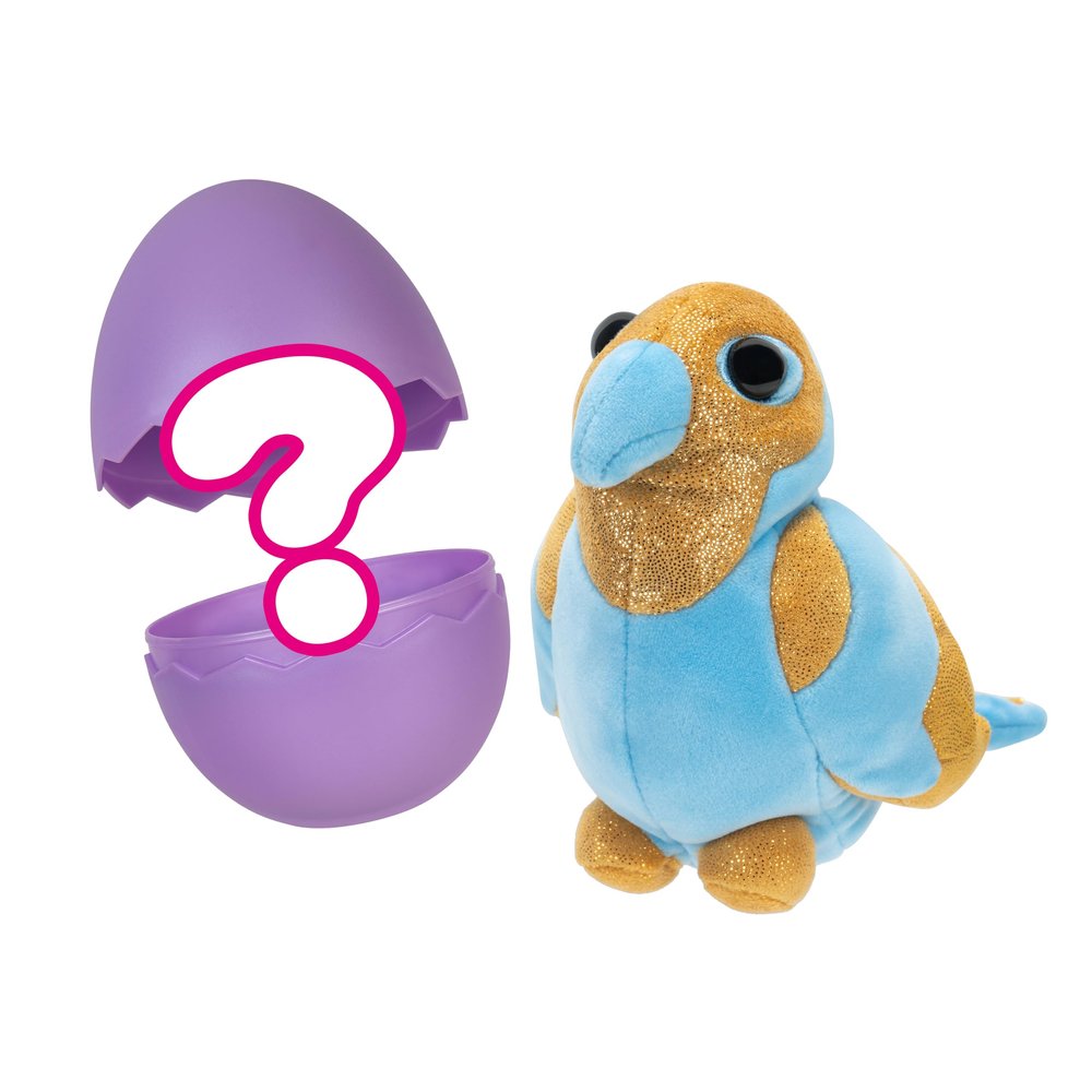 Adopt Me 5 Surprise Plush - 12 Styles - Series 5 - Exclusive Virtual Item Code Included - Fun Collectible Toys for Kids Featuring Your Favorite Adopt Me Pets, Ages 6+