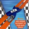Connector Track Mods Compatible with Hot Wheels Racetracks | Crossover Lane Connectors | Build Epic Racetracks | Made in USA (Criss Cross Connector) view 4
