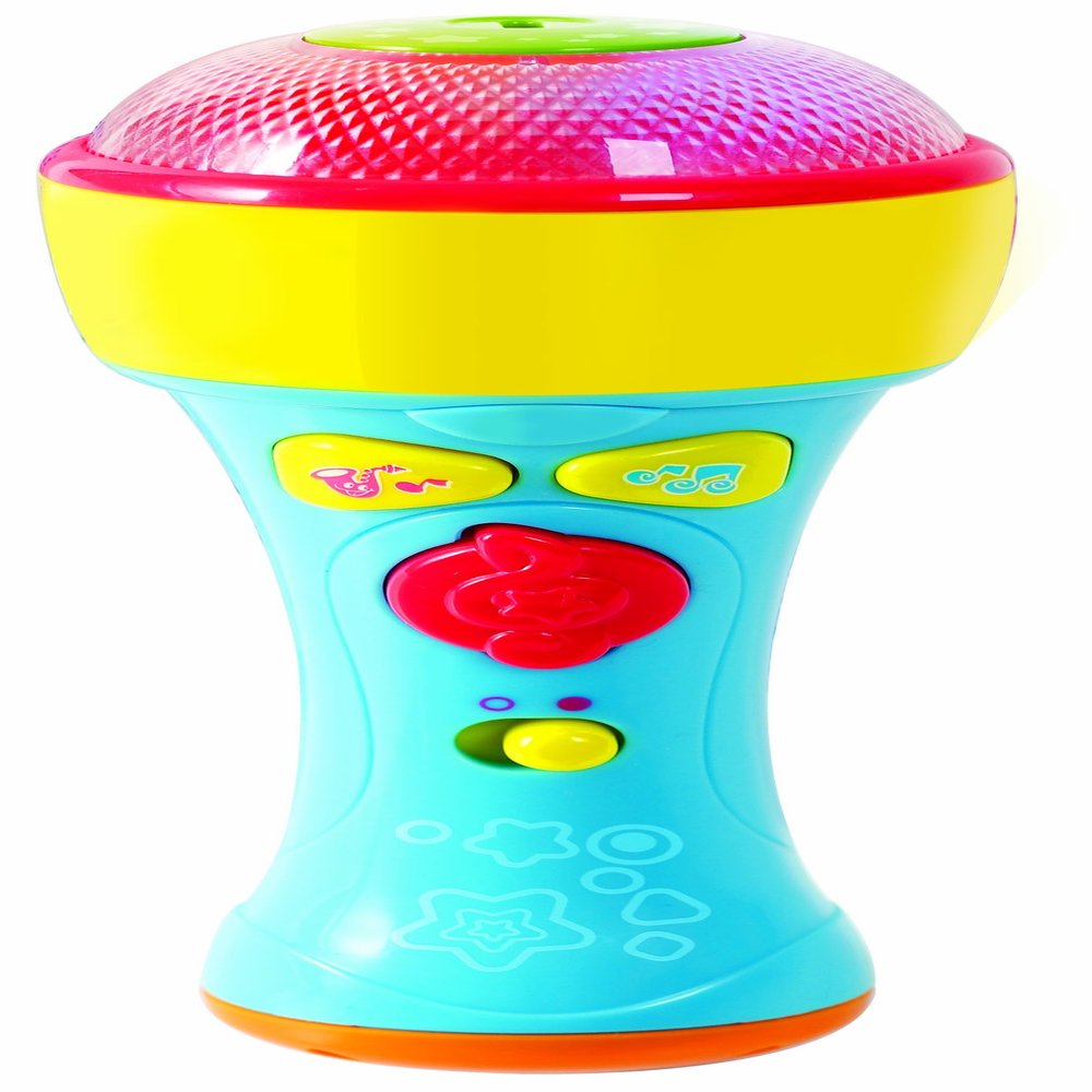 PLAY Tiny Musicians Sing Along Mic Music Player with Built in Speakers, Preprogrammed Music for 18 Months & Up