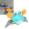 flexman Crawling Toy Crab Baby Toy, USB Rechargeable Automatically Avoid Obstacles Crawling Crab Baby Toy with Music and Light, Boys Girls Toddler Birthday Gifts (Blue), flexman1p9o2e46m3-12 view 4