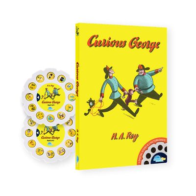 Moonlite Storytime - Curious George - A Magical Way to Read Together - Projector Sold Separately - Single Disc Pack for Kids & Toddlers - Learning Gifts for Kids Ages 12 Months & Up