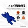 Connector Track Mods Compatible with Hot Wheels Racetracks | Crossover Lane Connectors | Build Epic Racetracks | Made in USA (Criss Cross Connector 3-Pack) view 2