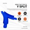 Connector Track Mods Compatible with Hot Wheels Racetracks | Two Lane to One Lane Connectors | Build Epic Racetracks | Made in USA (Y Connector 3-Pack) view 2