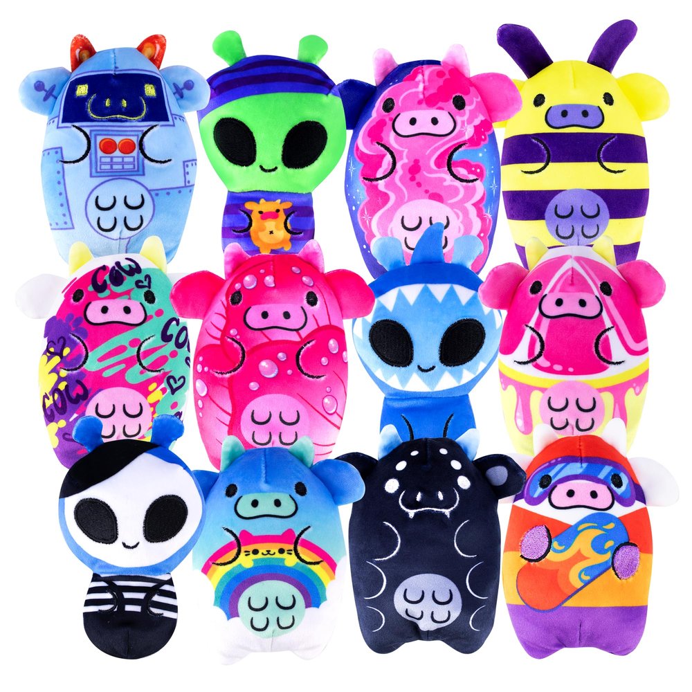 Cows VS Aliens Mystery Bags - 12pack -Teal Assortment B Set