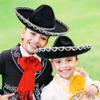GiftExpress 2 Pack Black Mariachi Sombrero Hat with Silver Trim, Sombrero for Cinco de Mayo, Halloween Costume, Mexican Fiesta Costume view 3