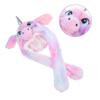 ANDRESLAD Funny Plush Hat Moving Ears Cute Cap for Cosplay and Holiday Parties Soft Plush Material for All Ages Lightweight and Portable view 3