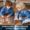 Wbzle Large Space Exploration Astronaut Kids Toy, Rocket & Shuttle with Light/Sound & Spray Effects, Outer Space Playset Series view 3