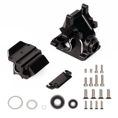 Aluminum Gearbox Case Set HD for 6S ARRMA 1/8 Kraton/Notorious/Outcast/Talion/Typhon 1/7 Mojave/Felony/Infraction/Fireteam BLX RC Diffrencial Gearbox Housing Box Replace AR310854