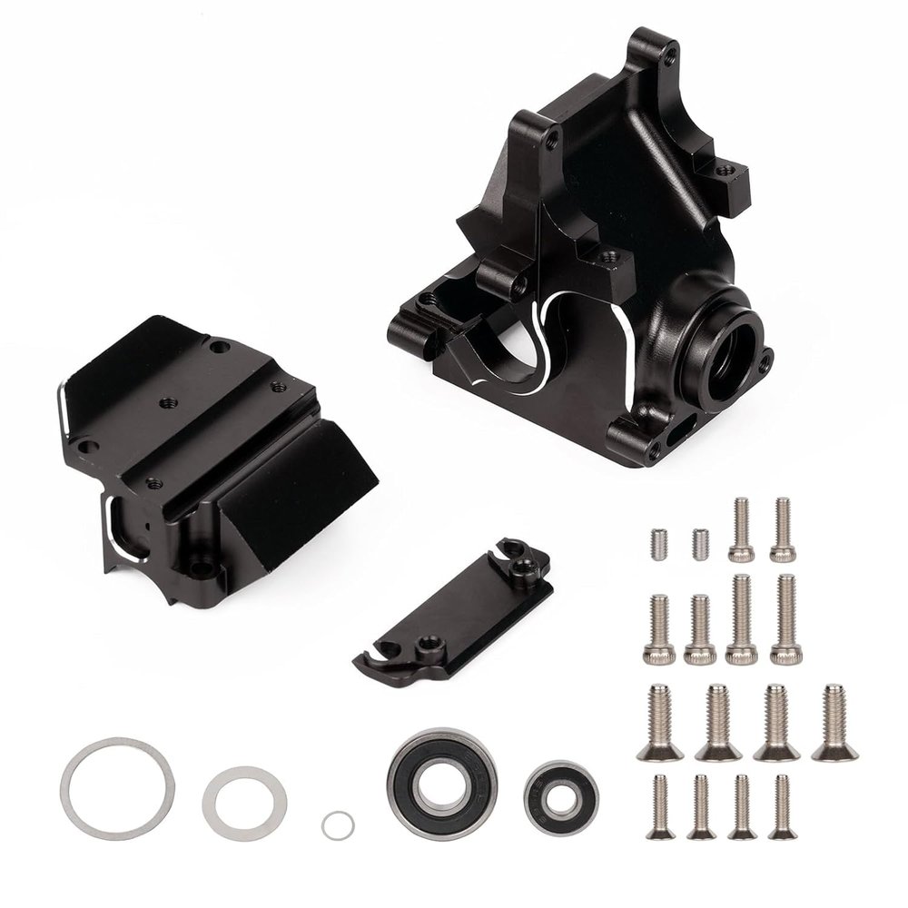 Aluminum Gearbox Case Set HD for 6S ARRMA 1/8 Kraton/Notorious/Outcast/Talion/Typhon 1/7 Mojave/Felony/Infraction/Fireteam BLX RC Diffrencial Gearbox Housing Box Replace AR310854