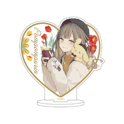 Akakura x Sanrio Characters 24 Pompompurin (Illustrated Illustrations) Acrylic Stand