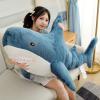 39inch Giant Plush Shark Toy Pillow,3D Giant Shark Stuffed Animal,Soft Shark Cushion Pillow Shark Stuffed Toy Throw Pillow for Childrens Pillow Boys and Girls Room Decoration Bedtime Gift (100cm) view 1