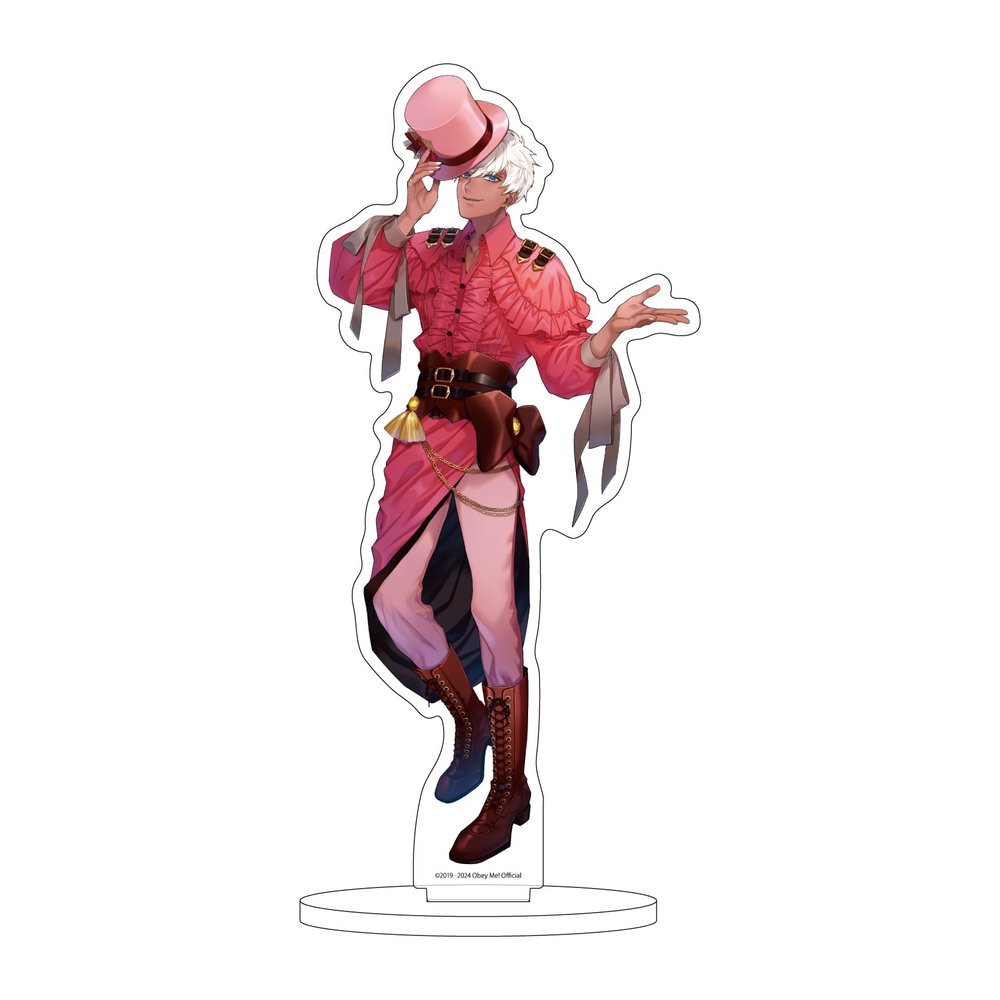A3 Obey Me! 66 Mammon Valentine Ver. [Illustrated Illustration] Acrylic Stand