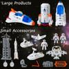 Wbzle Space Shuttle Toys Set with Light and Sound, Rocket Ship Toy Playset with Spray Effects, Astronaut Toy for Kids 3-5, Outer Space Toys Gift for Boys & Girls view 2